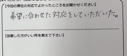 お客様の声